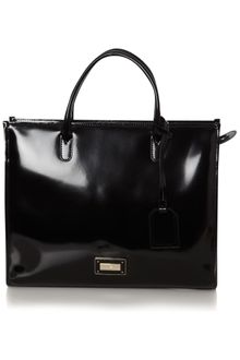 Emporio Armani Smooth Leather Tote Bag - Lyst