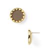 House Of Harlow Sunburst Button Stud Earrings in Khaki - Lyst