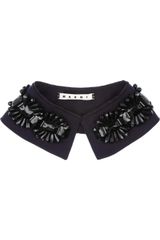 Marni Beaded Woolfelt Collar