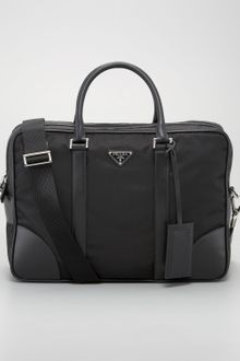 Prada Saffiano Duffel  - Lyst