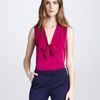 Rachel Zoe Morrison Scarf Top in Pink (magenta) - Lyst