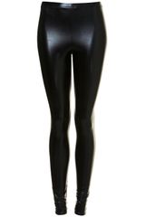 Topshop Shiny Wetlook Leggings