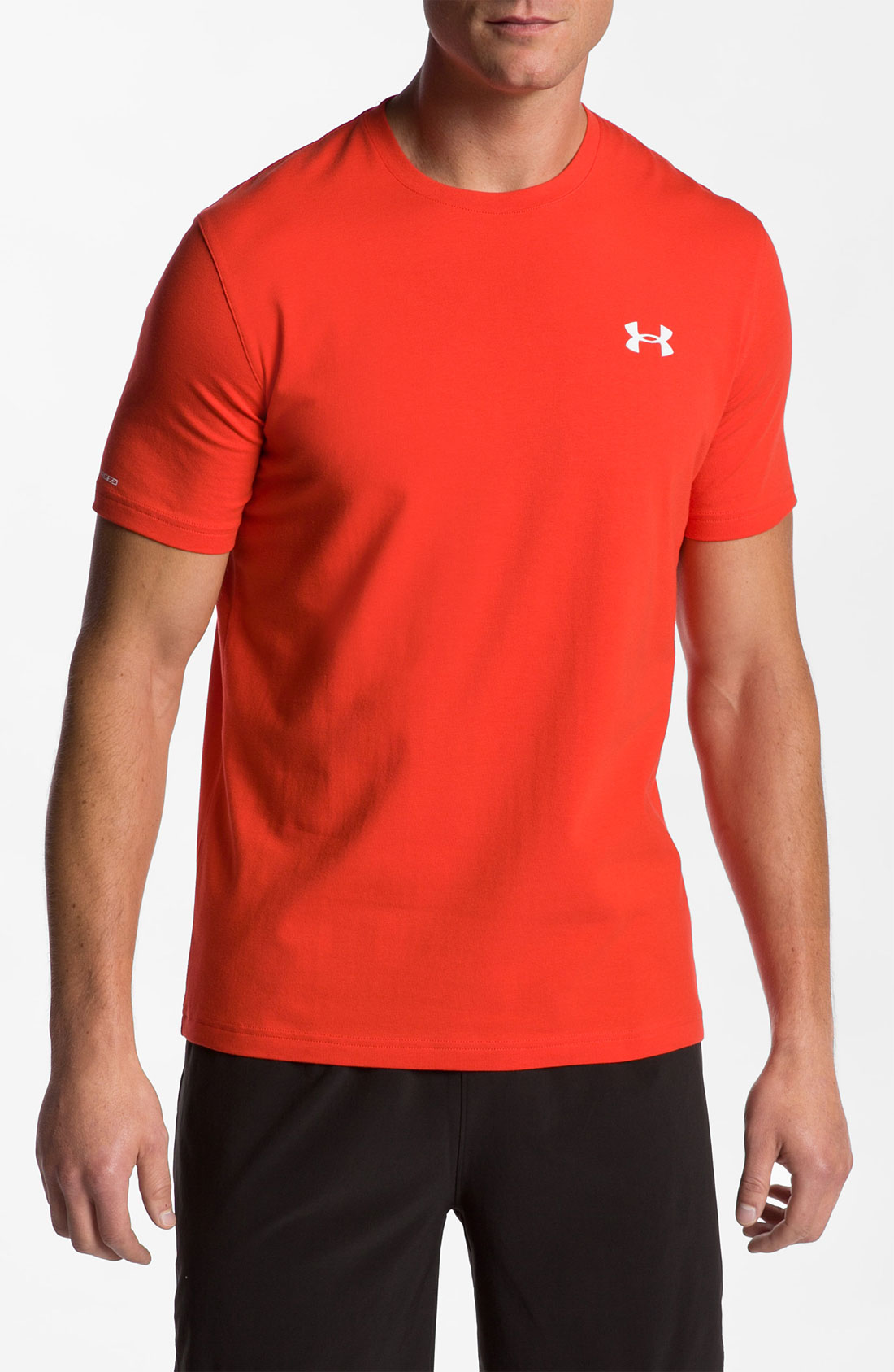 Under Armour Charged Heatgear Cotton Tshirt in Red for Men (fuego) Lyst
