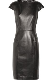 Yves Saint Laurent Leather Dress - Lyst