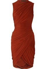 Alexander Wang Draped Stretch Jersey Dress