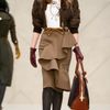 Burberry Prorsum Cropped Herringbone Bomber Jacket in Brown (walnut) - Lyst