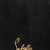 Christian Louboutin Elisa Bow Suede Clutch in Black - Lyst