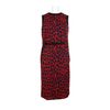 Christopher Kane Straight Sleeveless Dress in A Bend Of Polyamide and Elastane with A Red Leopard Pattern in Red - Lyst