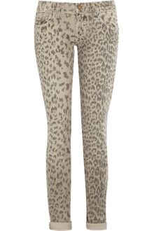 Current/Elliott The Rolled Skinny Cropped Low Rise Corduroy Jeans - Lyst