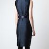 Erdem Libby Hand Embroidered Duchess Satin Dress in Blue (navy) - Lyst