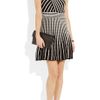 M Missoni Two Tone Knitted Dress in White (black) - Lyst
