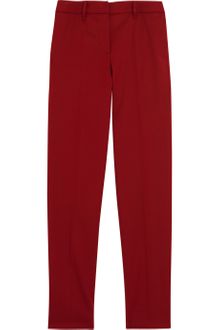Miu Miu Stretch Wool Gabardine High Rise Cropped Pants - Lyst