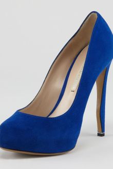 Nicholas Kirkwood Suede Platform Pump - Lyst