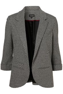 Topshop Geo Ponte Blazer - Lyst