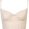 Topshop Leafy Lace Bralet in White (ivory) - Lyst