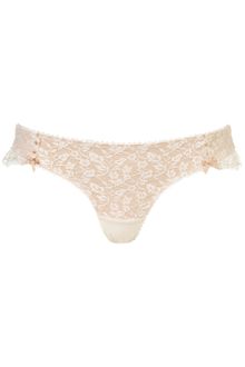 Topshop Leafy Lace Thong - Lyst