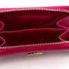 Tory Burch Robinson Zip Coin Case in Purple (magenta) - Lyst