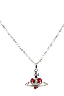 Vivienne Westwood Diamante Heart Pendant - Lyst
