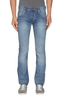 Wrangler Denim Trousers - Lyst