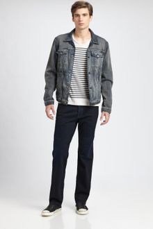 7 For All Mankind Jean Jacket - Lyst