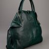 Alexander Mcqueen Fold Detail Tote in Green - Lyst