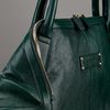 Alexander Mcqueen Fold Detail Tote in Green - Lyst