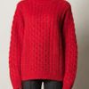 Christopher Kane Mohair Rollneck Sweater in Red - Lyst