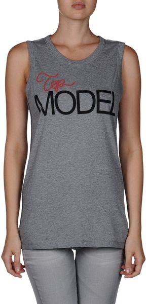 D&G Sleeveless Tshirt - Lyst