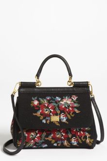 Dolce & Gabbana Miss Sicily Mini Needlepoint Handbag - Lyst