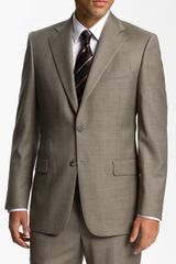 Joseph Abboud Signature Silver Wool Suit