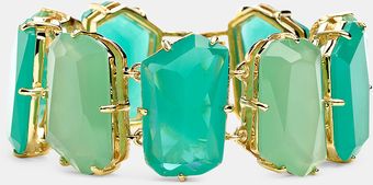 Kate Spade Colored Stone Link Bracelet - Lyst