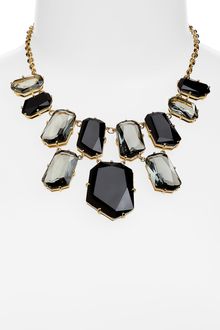 Kate Spade Colored Stone Bib Necklace - Lyst