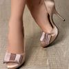 Lanvin Bowdetail Shoe in Beige (nude) - Lyst