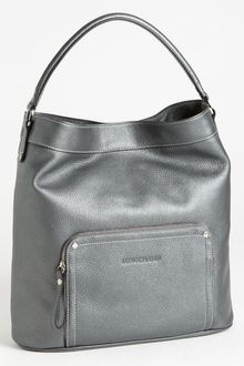 Longchamp 4x4 Metallic Leather Hobo - Lyst