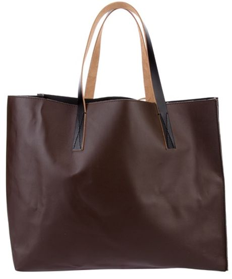 Marni Classic Shopper Bag in Brown - Lyst