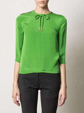 Preen Bicolour Blouse - Lyst