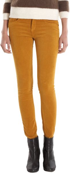 Rag & Bone Skinny Cord Saffron in Yellow (saffron) - Lyst