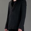 Rick Owens Rolled Lapel Jacket in Black for Men - Lyst