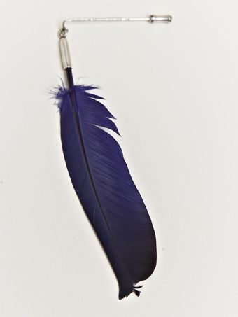 Ann Demeulemeester Feather Pin - Lyst