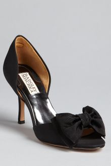 Badgley Mischka  Madalyn Ii Peep Toe Evening Pumps - Lyst
