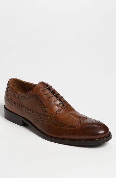 Johnston  Murphy Conrad Captoe Oxfords in Brown for Men (tan) | Lyst