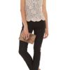 Karen Millen Capri Jean in Black - Lyst