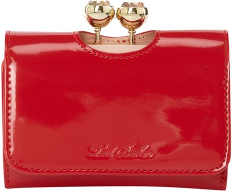 Ted Baker Shyla Crystal Small Flapover Purse in Red - Lyst
