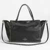 Valentino Rockstud So Noir Leather Shopper in Black - Lyst