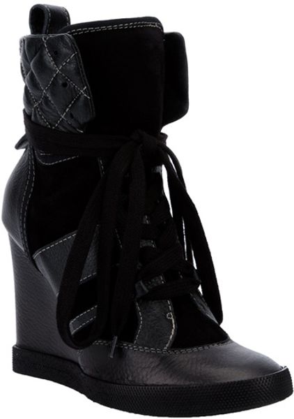 hightop wedge sneakers