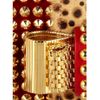 Christian Louboutin Sweet Charity Spiked Velvet and Calf Hair Shoulder Bag in Multicolor (red) - Lyst