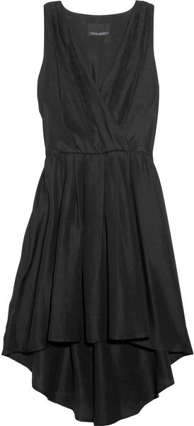 Cynthia Rowley Silk and Linenblend Dress - Lyst