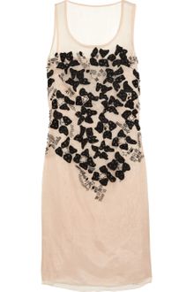 Cynthia Rowley Embroidered Silk Organza Dress - Lyst