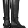 Givenchy Leather Riding Boots in Black - Lyst