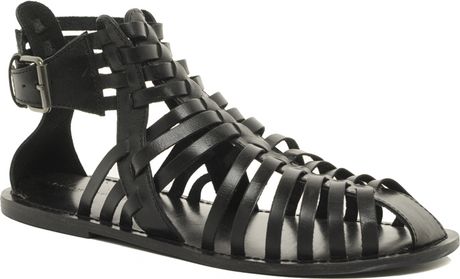 Kg By Kurt Geiger Mendoza Gladiator Sandals in Black for Men | Lyst